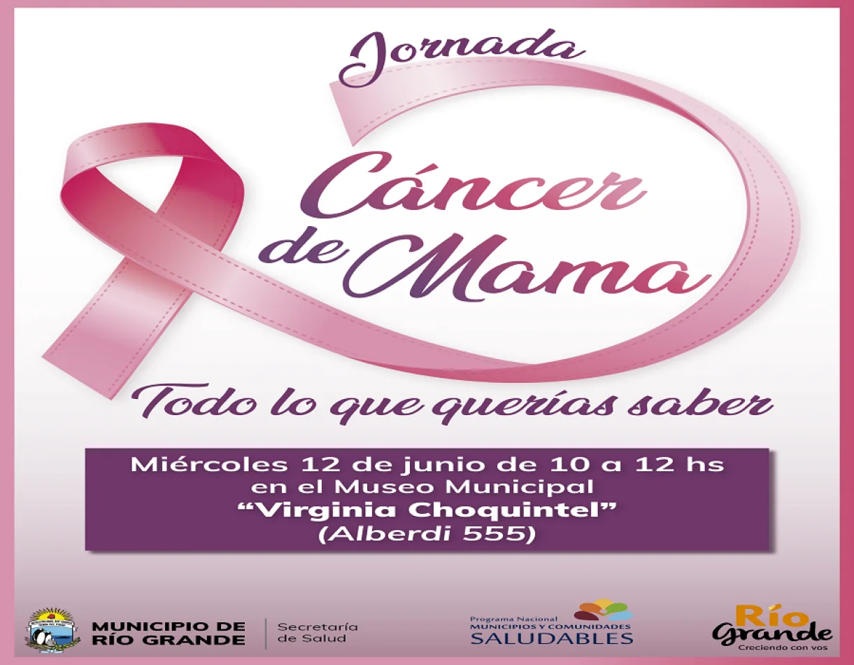 Se relaizará una jornada informativa sobre cáncer de mamá