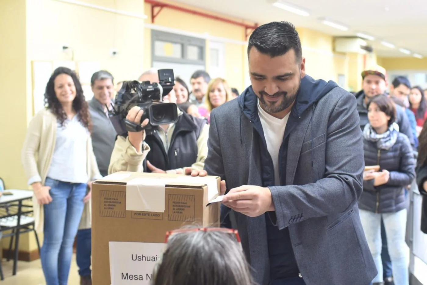 El intendente Walter Vuoto