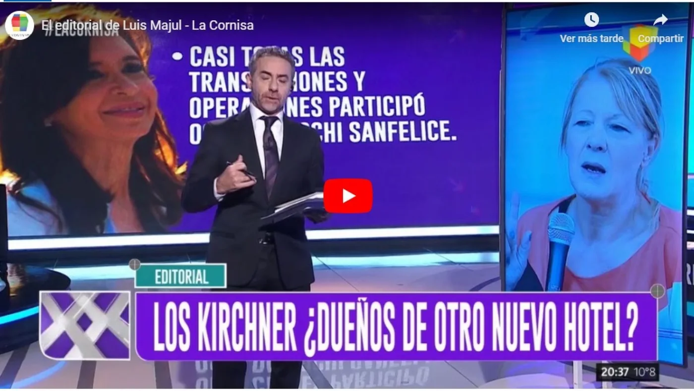 Otra denuncia de corrupción contra Cristina Fernández