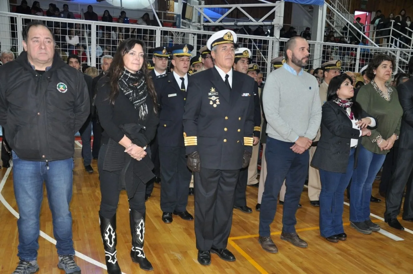 La Infantería de Marina participó del aniversario de Río Grande