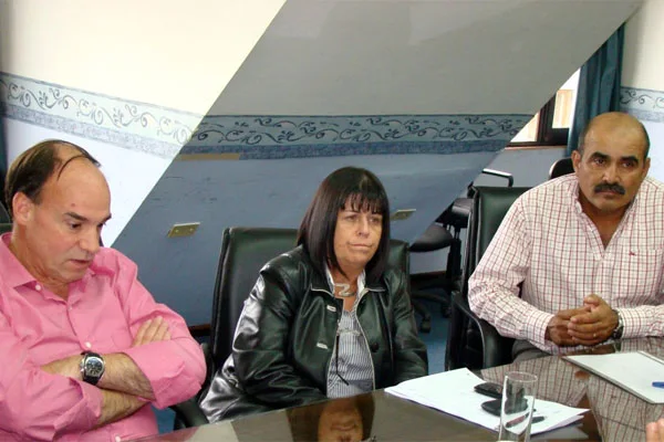 Blanco, Martínez Allende y Rodríguez, autores del proyecto.