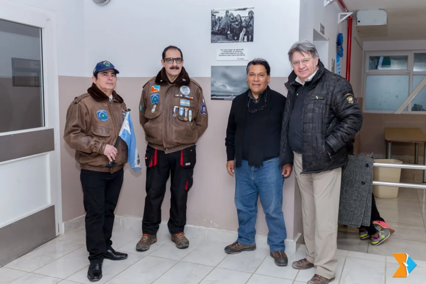 El vicegobernador Juan Carlos Arcando, recibió en sede de Presidencia al Veterano de Guerra de Malvinas (VGM) Anastacio Vilca Condorí.