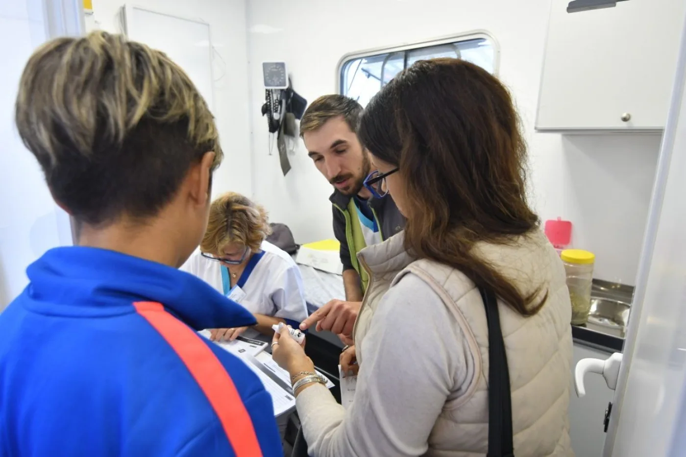 Camión sanitario móvil de la Municipalidad de Ushuaia