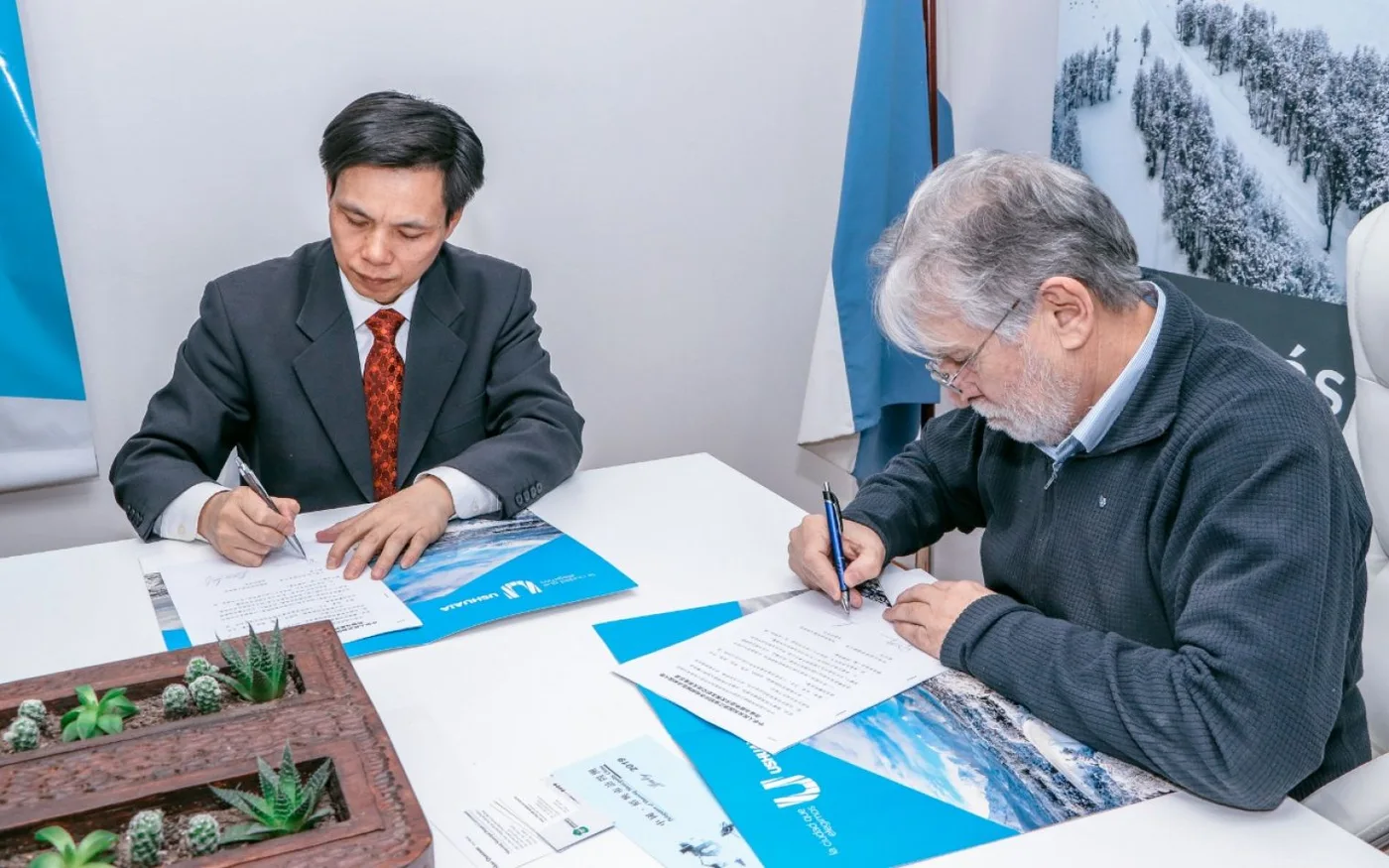 El Municipio firmó un convenio de desarrollo e intercambio con la ciudad China de Shaoxing