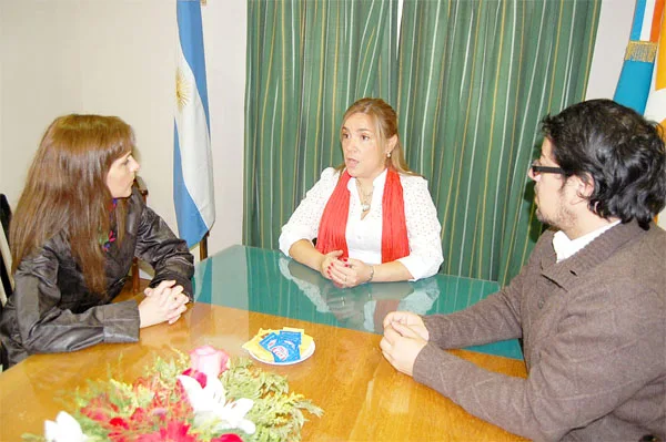 Boyadjian y Garay, durante la fructífera reunión con Agorreca.