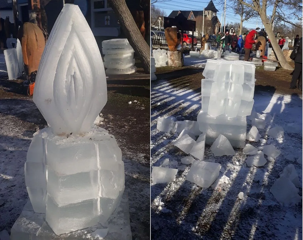 Tolhuin vivió un nuevo Encuentro de Escultores de Hielo