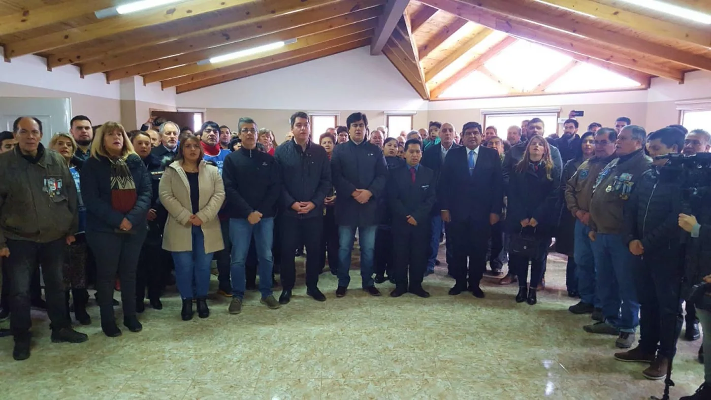 Veteranos inauguraron el SUM ‘Huellas por Malvinas’