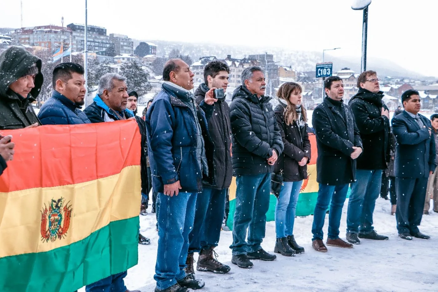 El Municipio de Ushuaia celebró el 194 aniversario de Bolivia con la comunidad residente