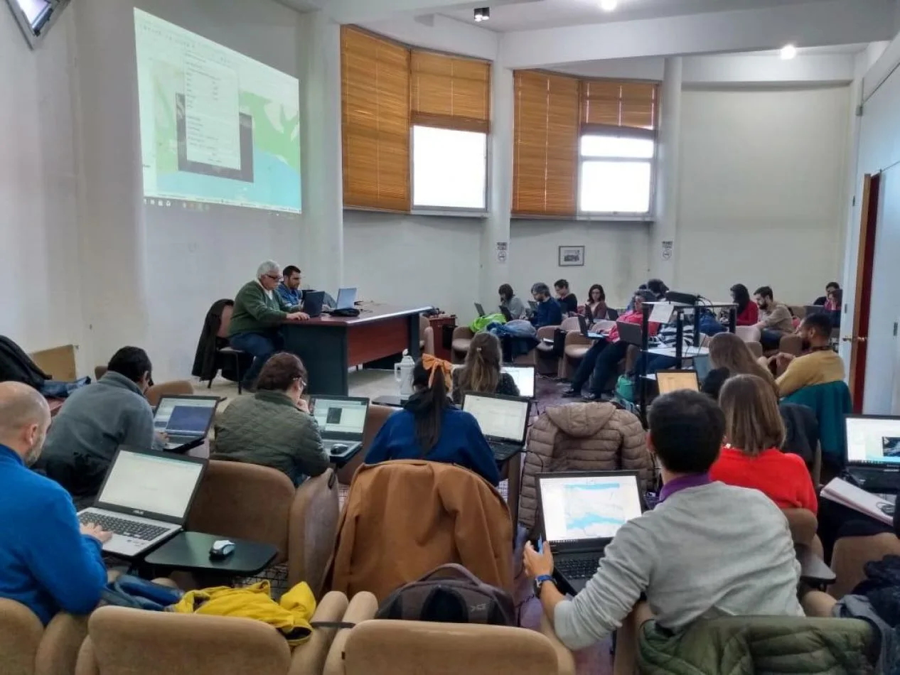 Finalizó en Ushuaia la capacitación "Introducción a los sistemas de información Geográficas"