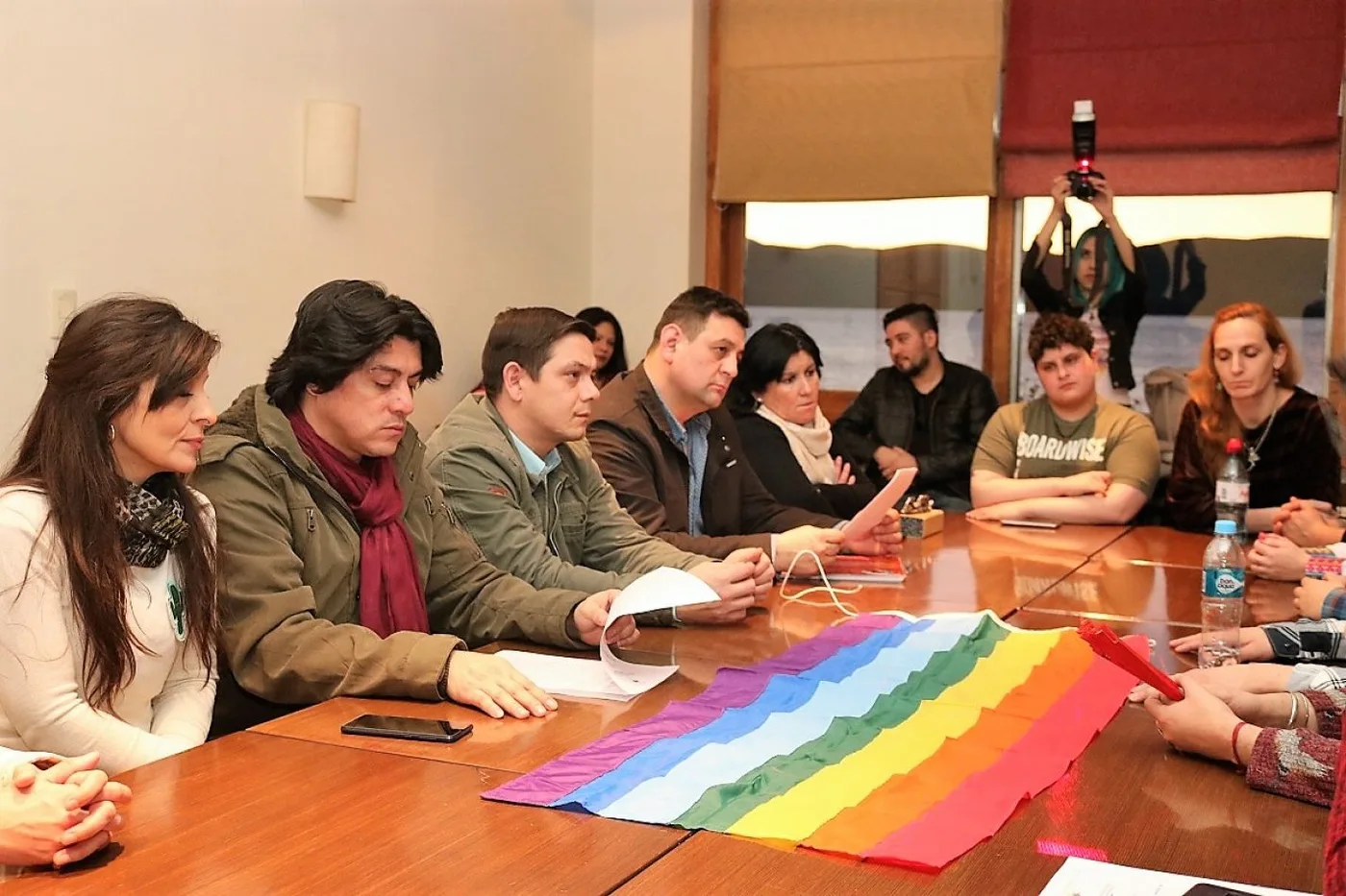 Concejales de Tolhuin recibieron a integrantes de colectivos LGBTI+