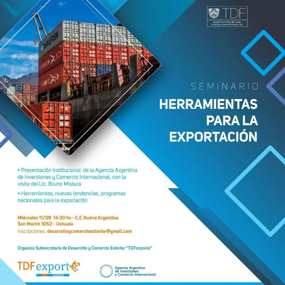 Gobierno provincial brindará un seminario sobre “Herramientas para la exportación”