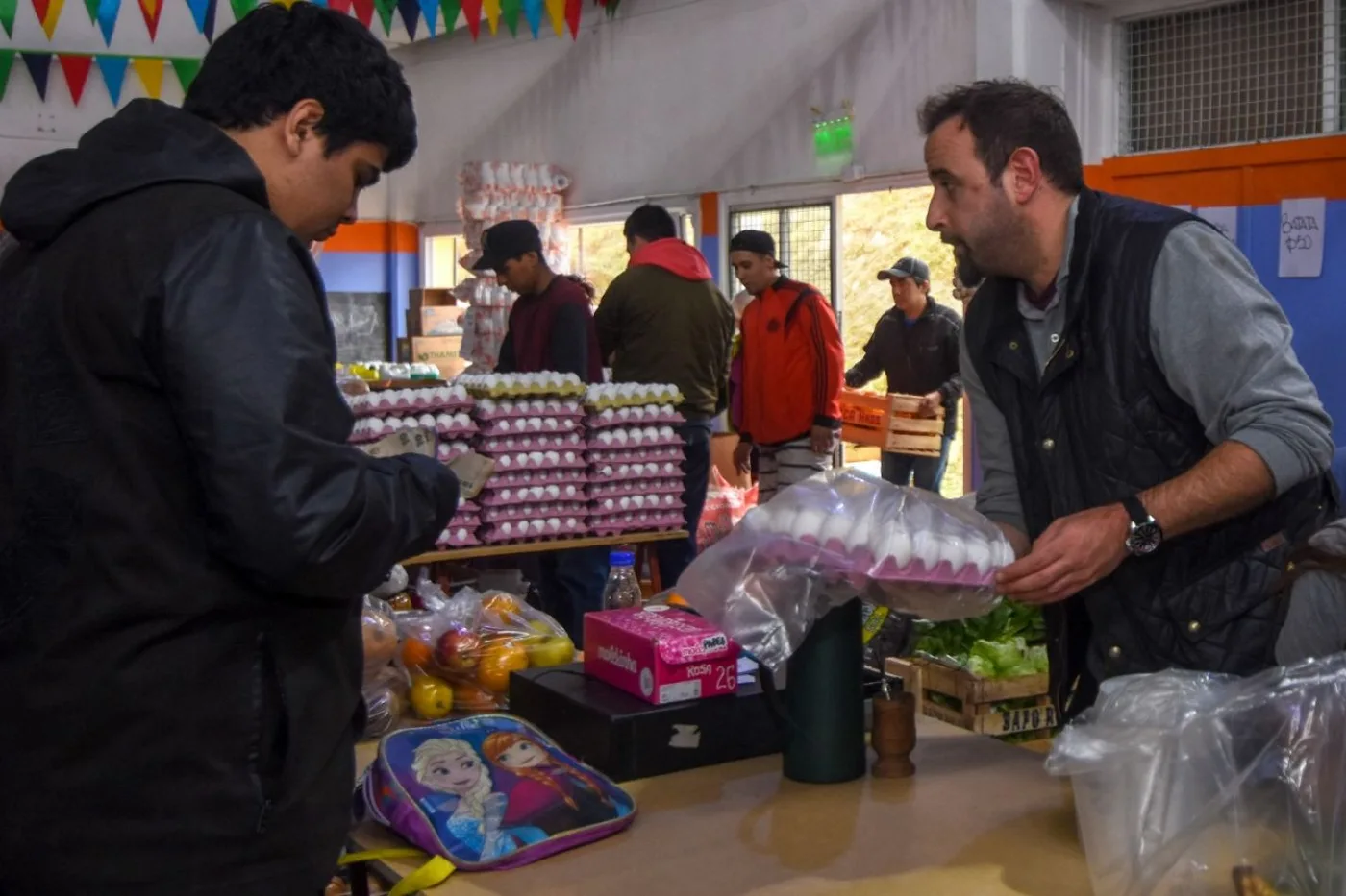 Hubo feria de productos frescos en el barrio Mirador de los Andes