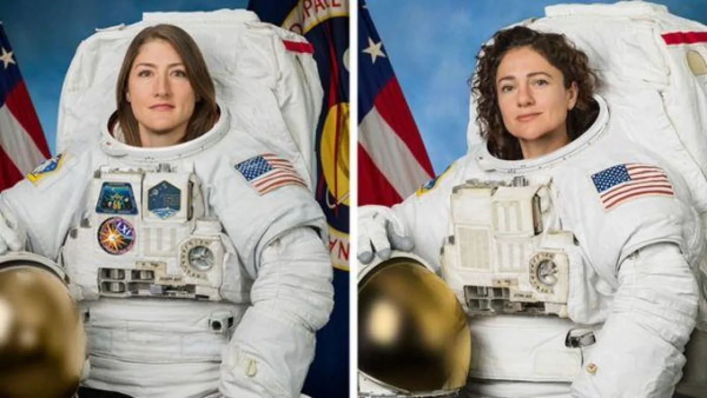 Las astronautas de la NASA Christina Koch y Jessica Meir realizarán la primera caminata espacial protagonizada solo por mujeres