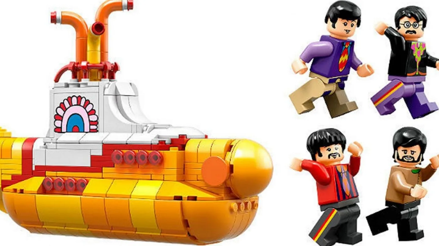 “Yellow Submarine”, en versión en Lego