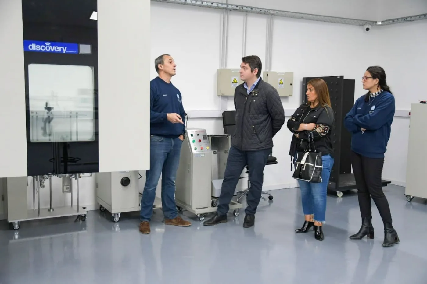 Martín Perez visitó el Centro de Desarrollo Tecnológico
