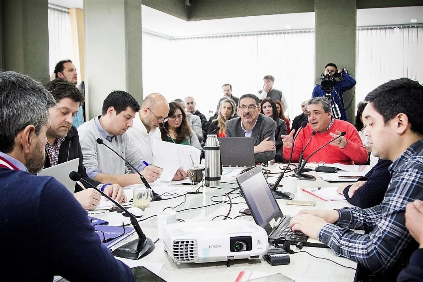 Comisión de presupuesto del Concejo Deliberante de Ushuaia.