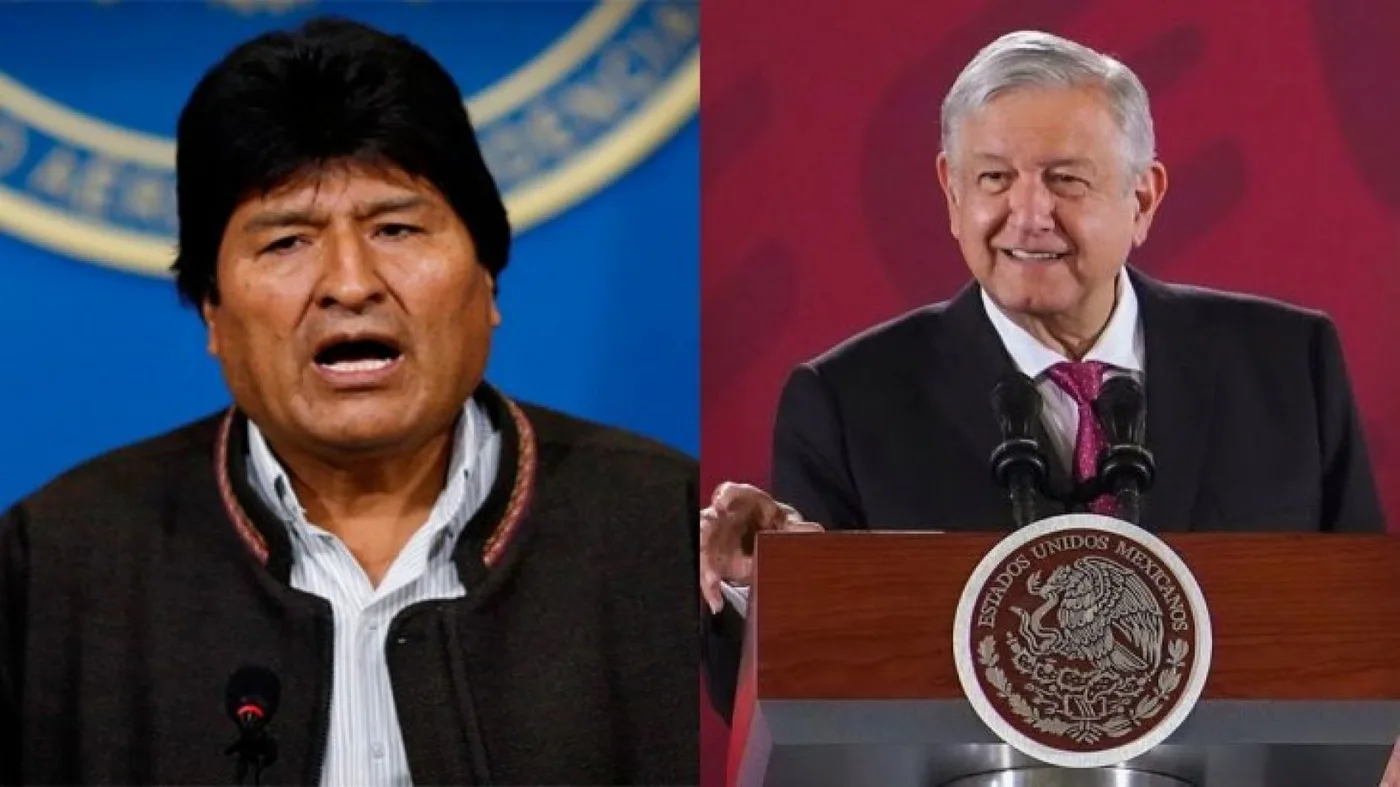 Evo Morales y Andrés Manuel López Obrador.
