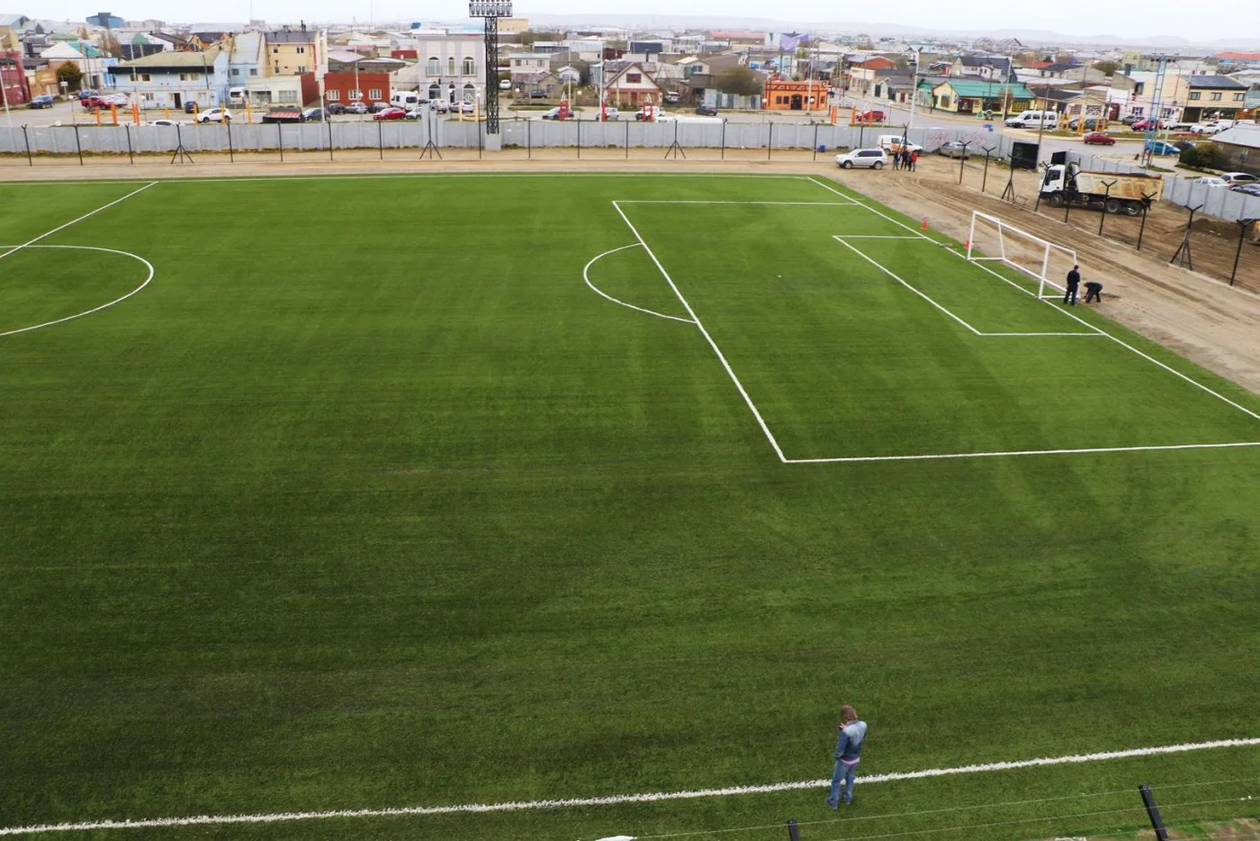 Cancha de césped sintético del Centro Deportivo Municipal