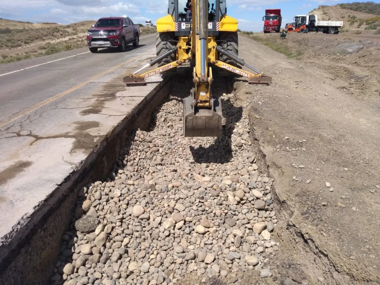 Recuperación la ruta 3  entre Comodoro Rivadavia y Caleta Olivia