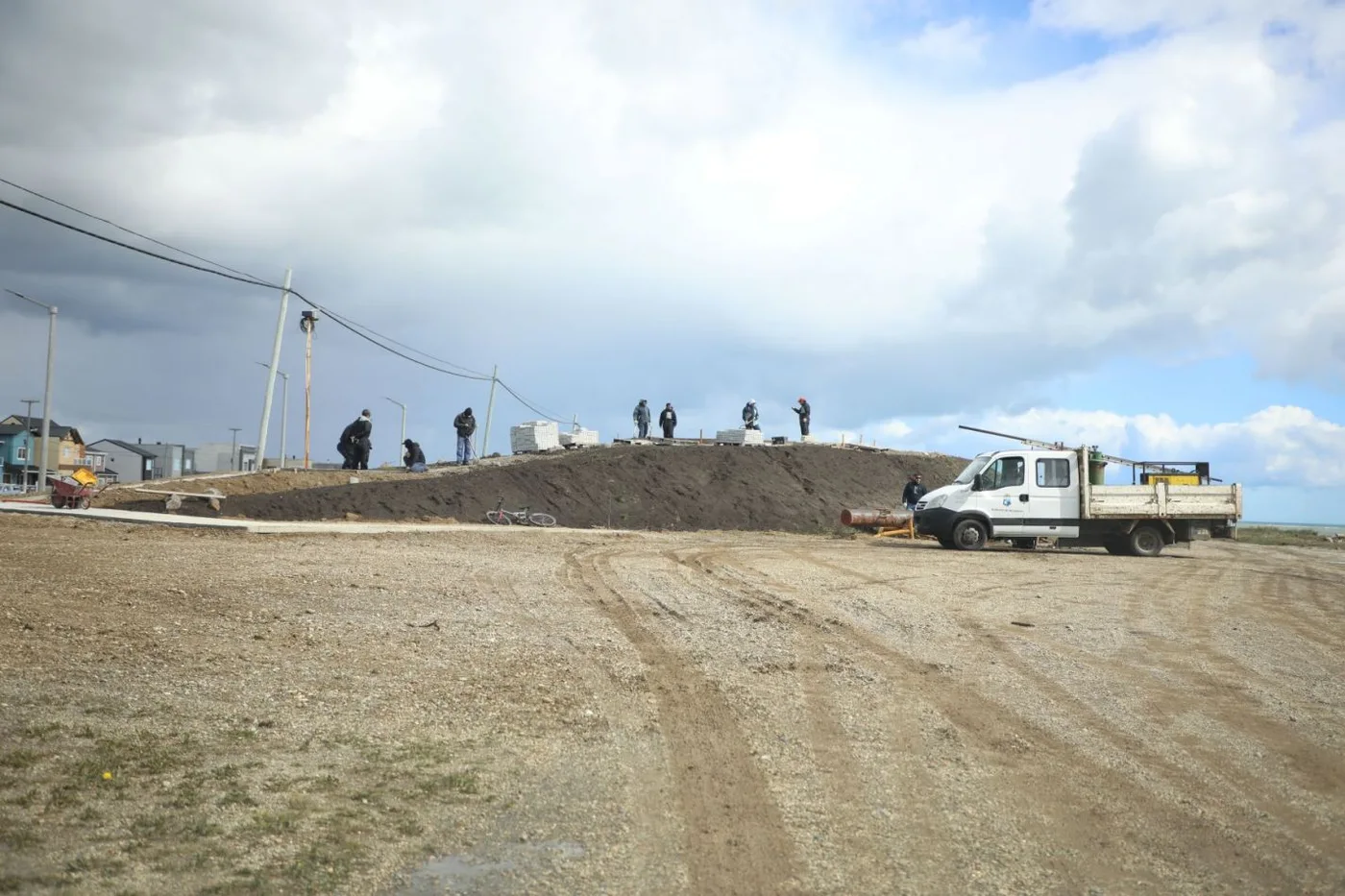 Avanzan los trabajos en el sector  del "Cristo"