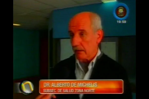 La novedad fue confirmada por el subsecretario de Salud Zona Norte, Dr. Alberto De Michelis.
