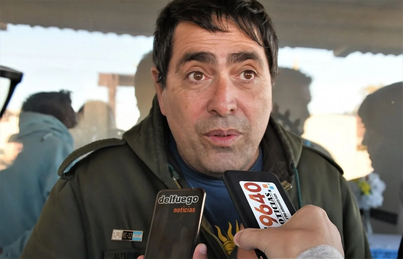 Fernando Alturria, presidente del Centro de Veteranos de Guerra del Malvinas de Rio Gallegos.