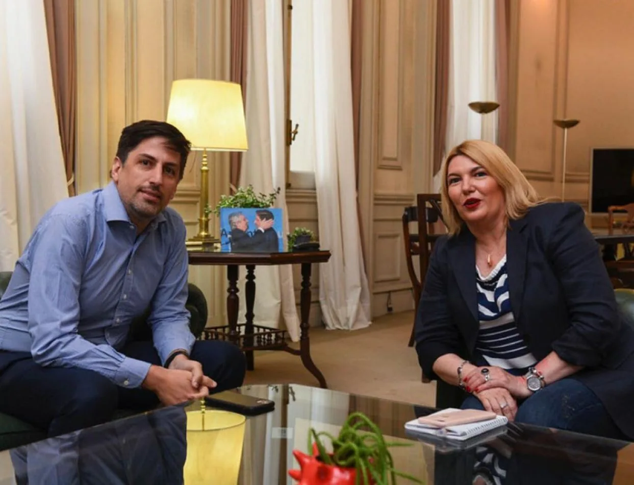 El ministro de Educación, Nicolás Trotta recibió a la diputada Rosana Bertone