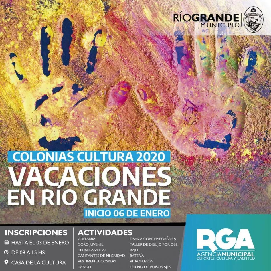Continuan las inscripciones para las colonias culturales del municipio