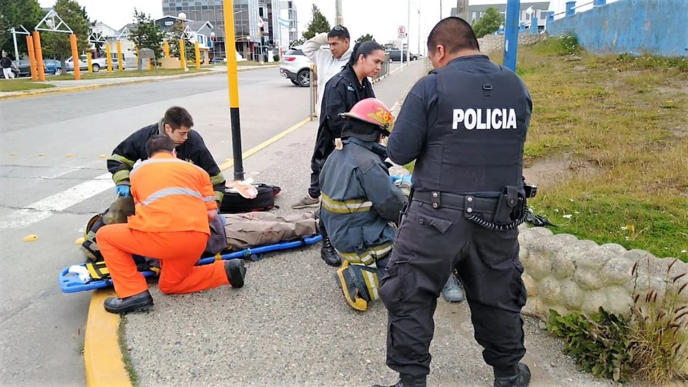 Evalúan la situación del detenido por el incidente en el centro de Río Grande