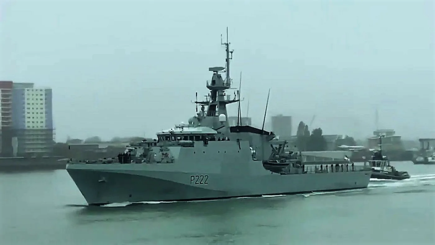 El HMS Forth, nuevo buque británico que patrulla en Malvinas