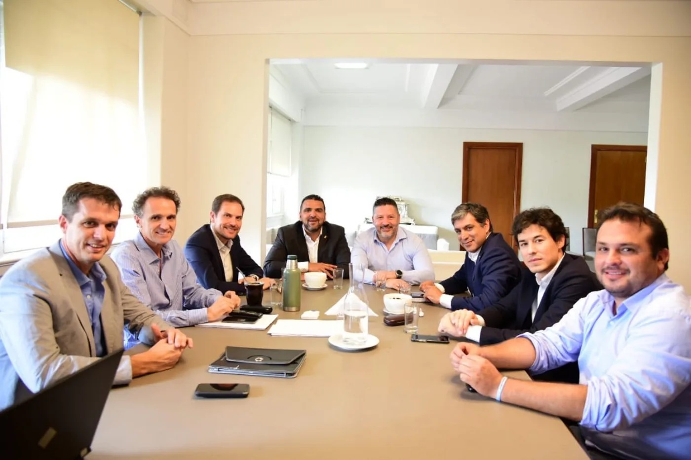 Encuentro entre el Intendente de Ushuaia y el Ministro de Obras Públicas de Nación