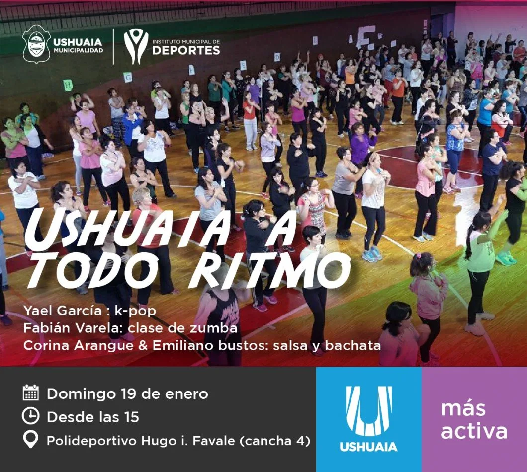 Jornada deportiva y recreativa en el marco del programa “Ushuaia a todo ritmo”