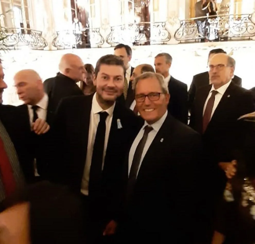 Recchia junto al ministro de Turismo y Deportes de Nación