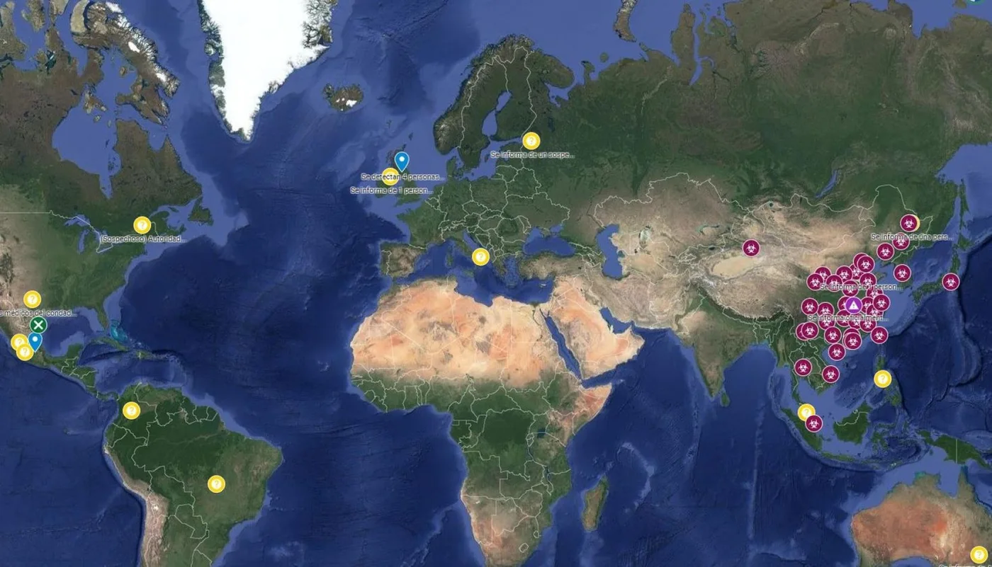 Mapa interactivo lanzado por Google Maps