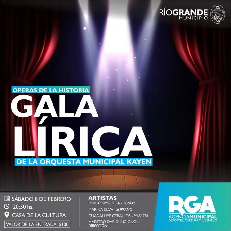 La Casa de la Cultura será escenario de una “Gala Lírica”