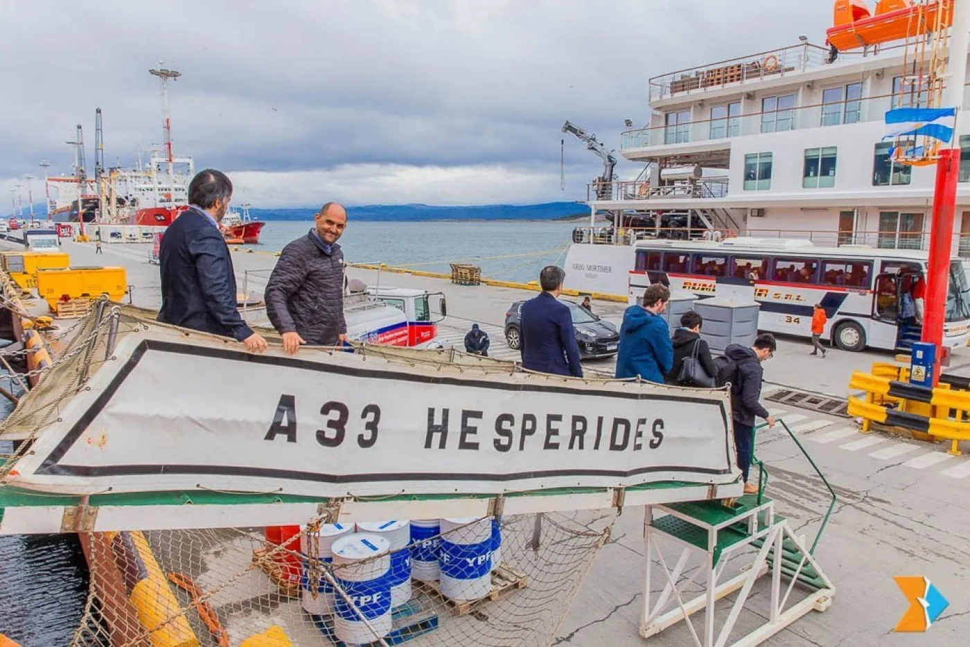 “Cuando ingresan al canal viendo a Ushuaia, entienden que llegan a casa”