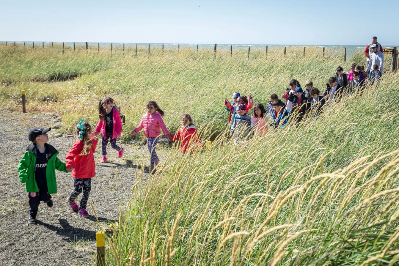 Niños  visitaron el Centro de Interpretación de Aves
