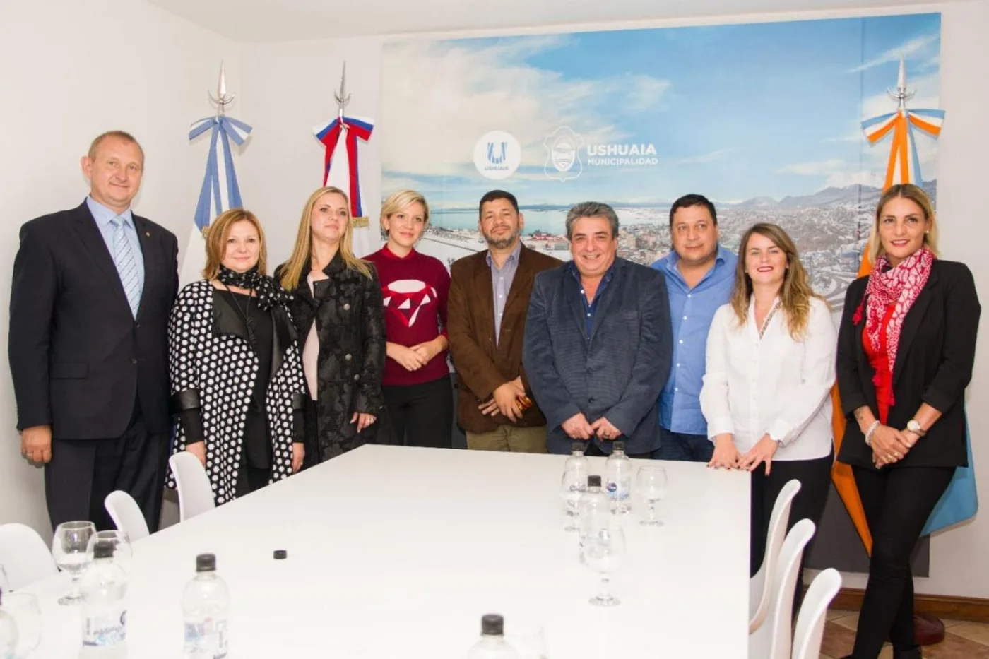 La municipalidad de Ushuaia recibió al Embajador Ruso en Argentina, Dmitry Feoktistov