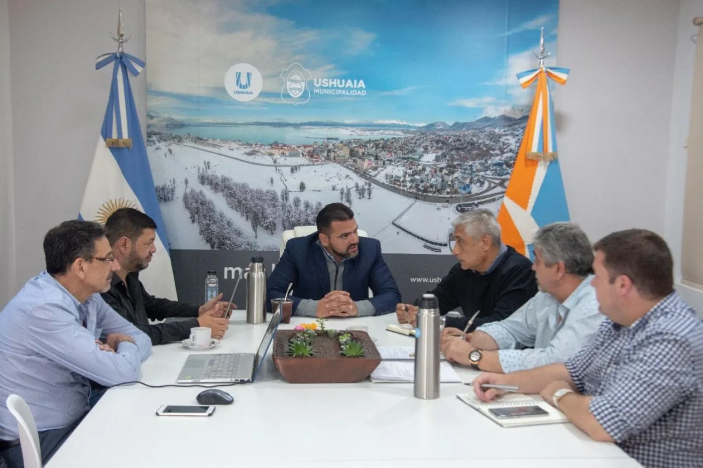 Vuoto reunió a su equipo de Gobierno para avanzar en la mejora del tránsito en Ushuaia