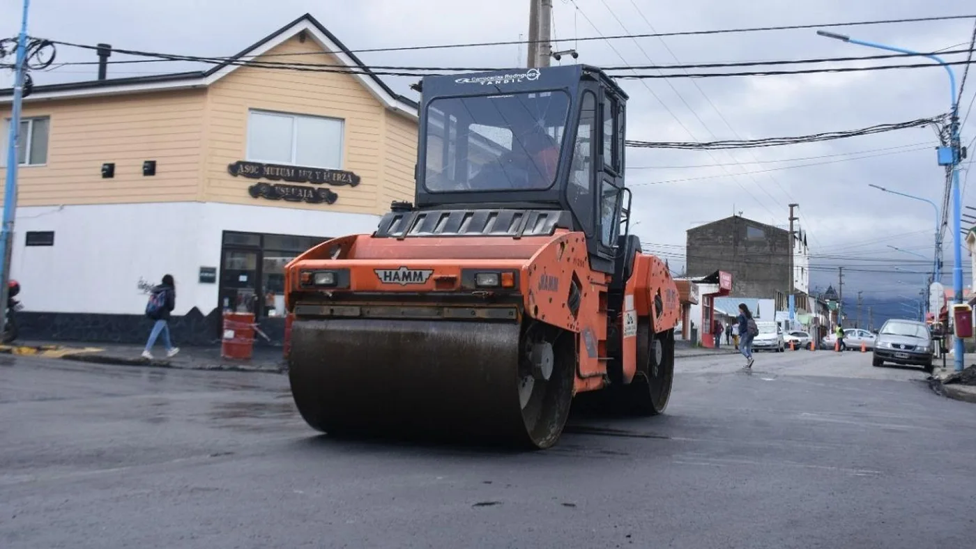 Culminó la pavimentación del cruce de Rubinos con calle Kuanip