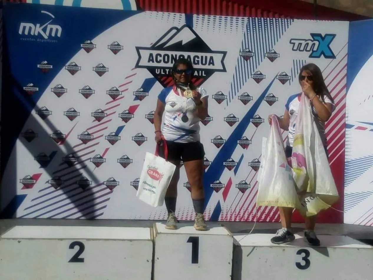 Georgina Badaracco atleta riograndense representando a la provincia de Tierra de Tierra del Fuego.