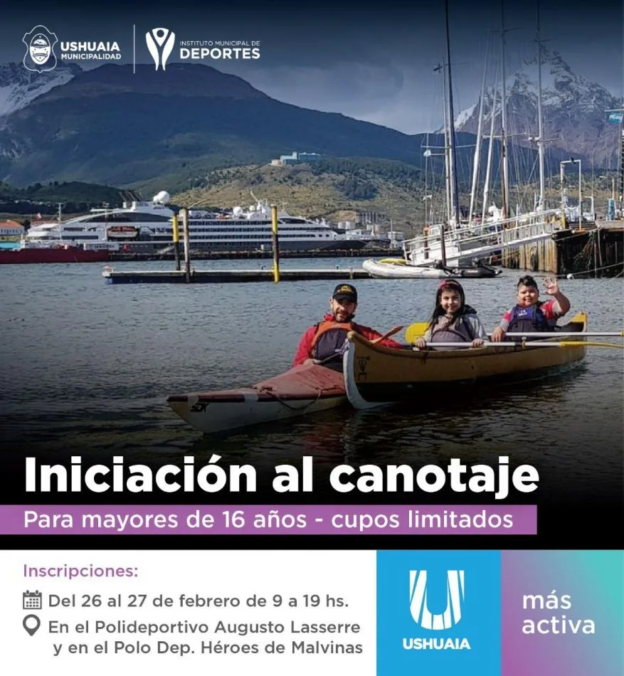 Inscripciones abiertas para las clases de iniciación de canotaje