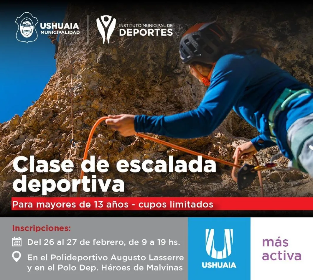 Nueva clase abierta de escalada deportiva