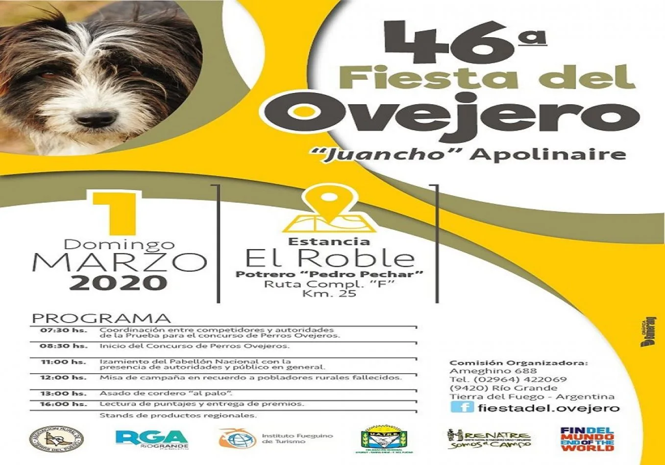 El próximo domingo se realizará la 46° fiesta del ovejero