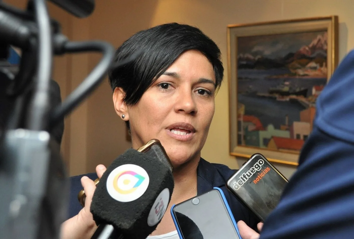 Analía Cubino, ministro de Educación de la provincia.