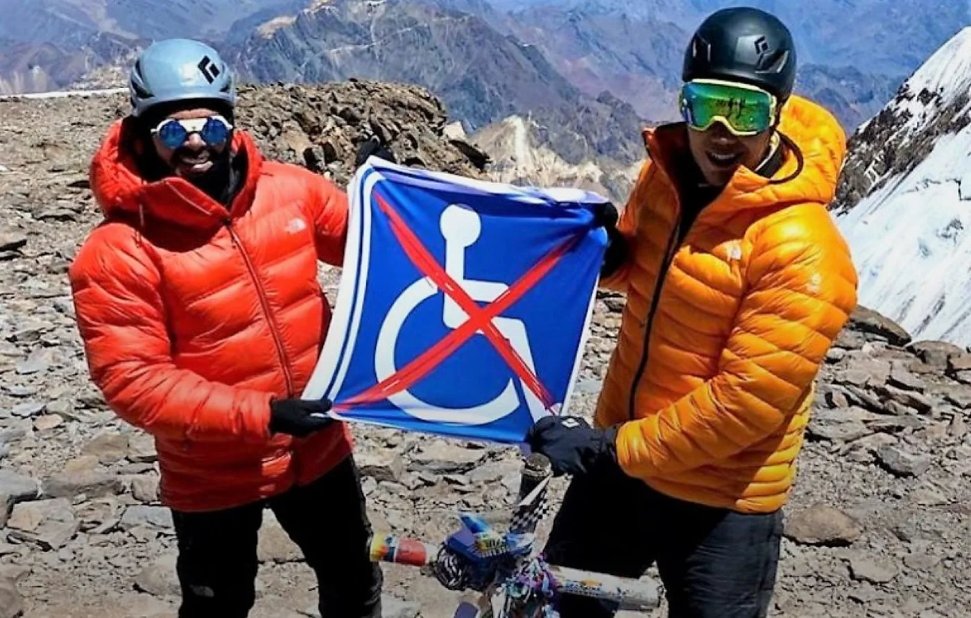 Rafa Jaime y Omar Álvarez, y un sueño cumplido: Aconcagua. Van por más.