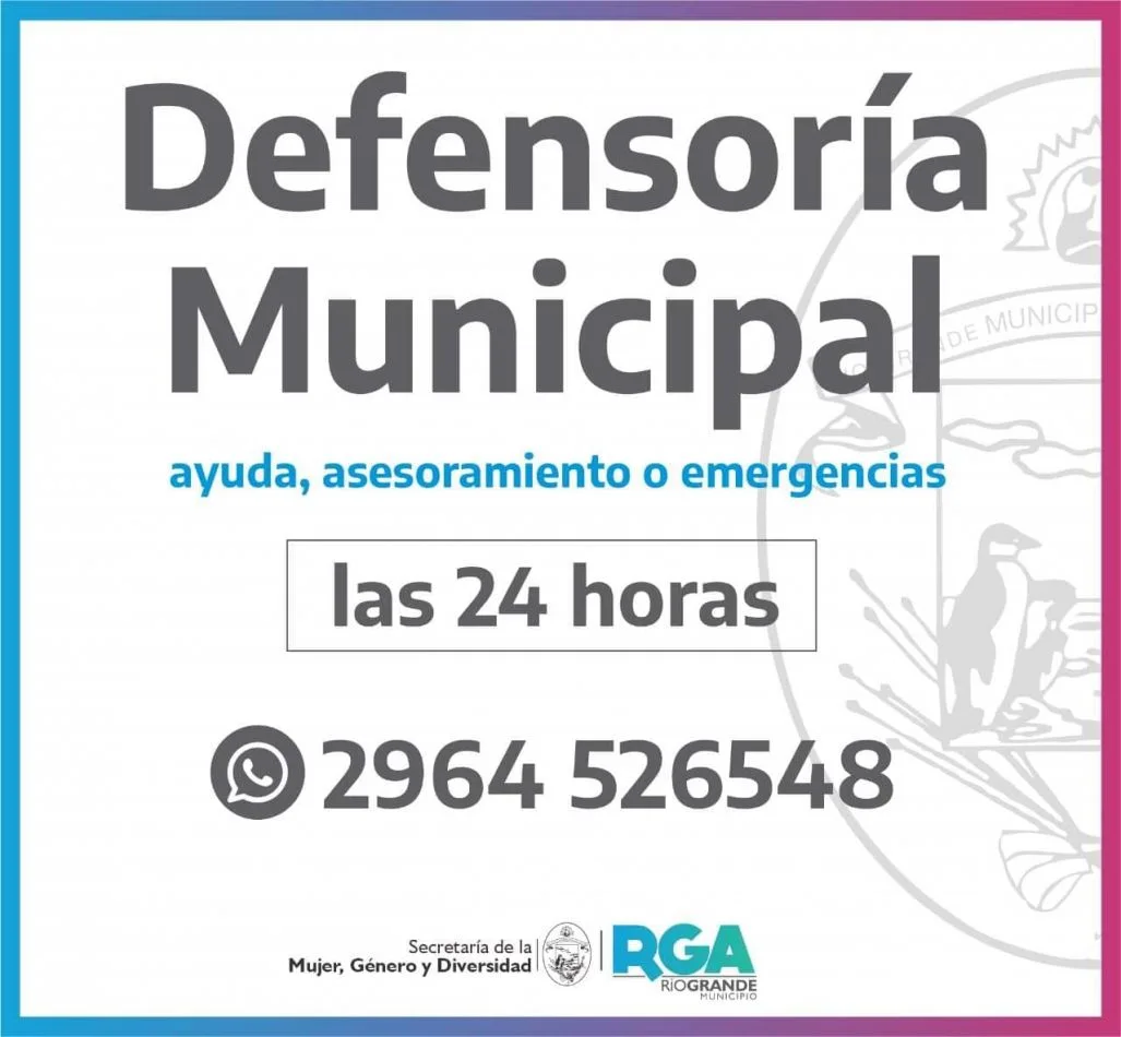 El número de ayuda, asesoramiento o emergencias que funciona las 24 horas es 2964 - 526548 (Defensoría Municipal de la Mujer).