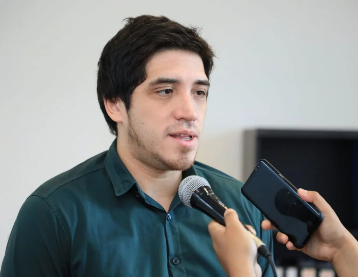 Secretario de Finanzas del Municipio, Diego López.