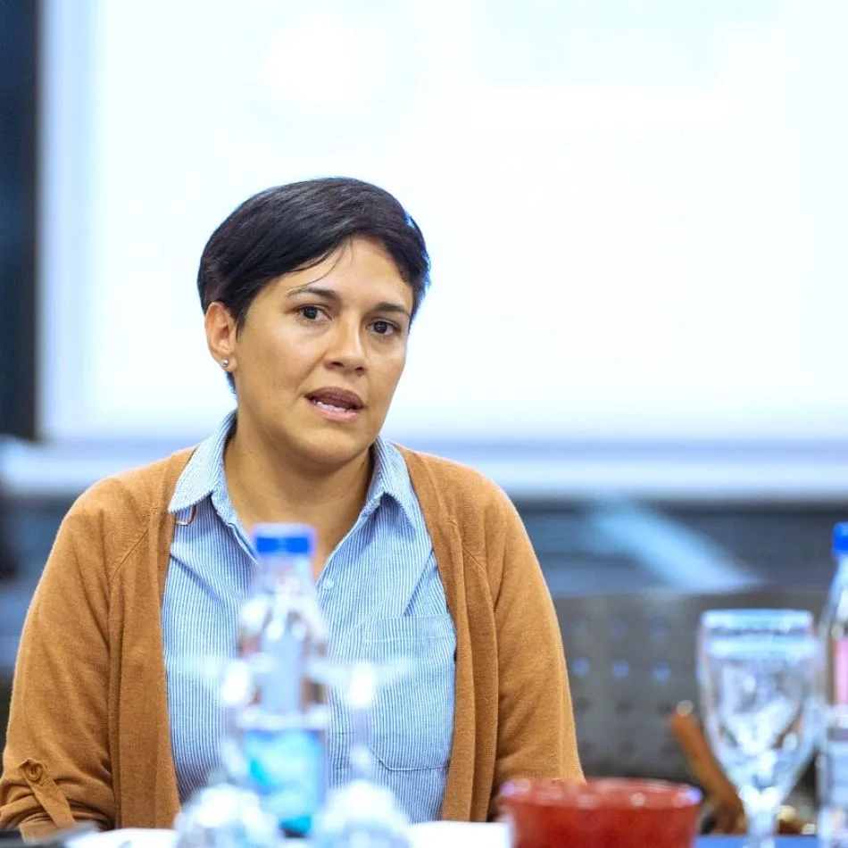 La Ministra de Educación, Cultura, Ciencia y Tecnología de Tierra del Fuego, Antártida e Islas del Atlántico Sur, Analía Cubino