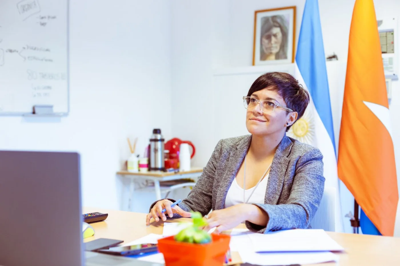 Ministra de Educación de Tierra del Fuego, Analía Cubino.